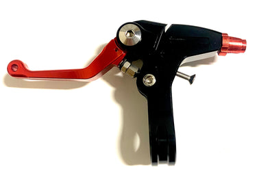 Brake Lever- CNC Foldable (Anodized) ORANGE (Left Side)| P99-140